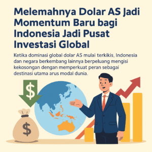 Melemahnya Dolar AS Jadi Momentum Baru bagi Indonesia Jadi Pusat Investasi Global