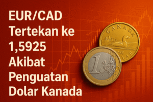 EURCAD Tertekan ke 1,5925 Akibat Penguatan Dolar Kanada