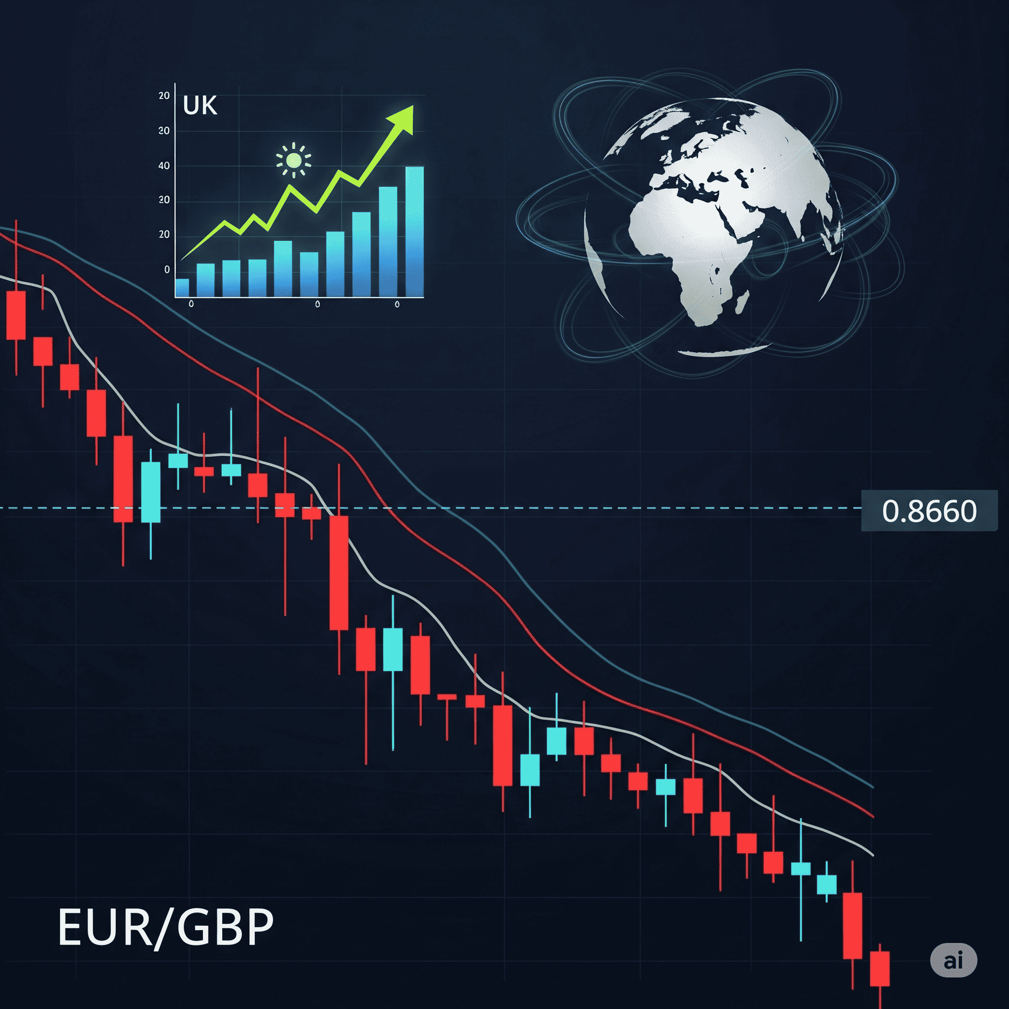 EURGBP Melemah ke Level 0,8660 Didukung Data Ekonomi Positif Inggris dan Ketegangan Geopolitik