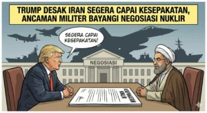 Trump Desak Iran Segera Capai Kesepakatan, Ancaman Militer Bayangi Negosiasi Nuklir