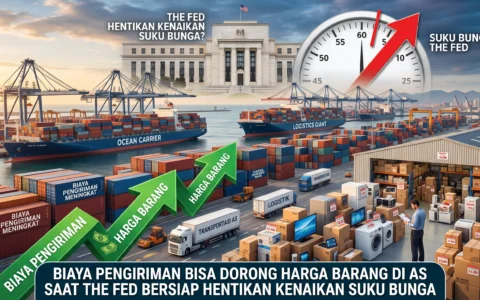 Biaya Pengiriman Bisa Dorong Harga Barang di AS saat The Fed Bersiap Hentikan Kenaikan Suku Bunga