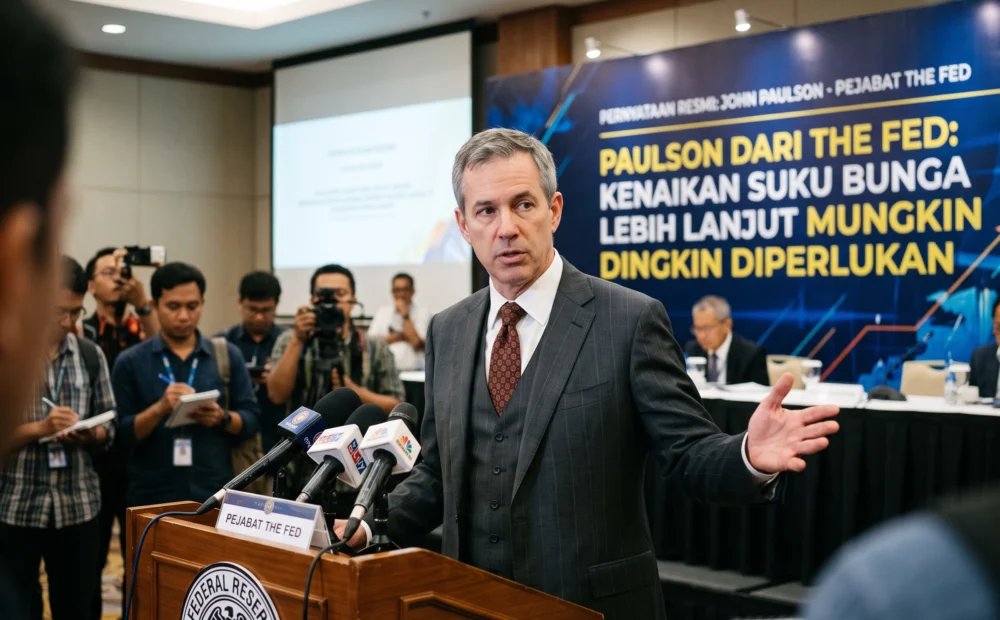 Paulson dari The Fed: Kenaikan Suku Bunga Lebih Lanjut Mungkin Diperlukan